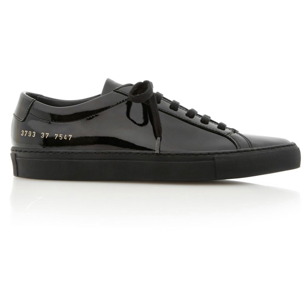 Common Projects Achilles Low Sneaker Patent Black